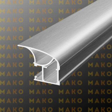 Профиль вертикальный асимметричный MS130 Серебряное дерево (A53)